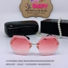 Mắt Kính Thời Trang Nữ - Kính Chanel Nữ Màu Hồng Cam Tròng Polarized Mã 6851