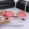 Mắt Kính Thời Trang Nữ - Kính Chanel Nữ Màu Hồng Cam Tròng Polarized Mã 6851