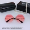 Mắt Kính Thời Trang Nữ - Kính Chanel Nữ Màu Hồng Cam Tròng Polarized Mã 6851