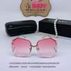 Mắt Kính Thời Trang Nữ - Kính Chanel Nữ Hồng Tròng Polarized Lục Giác Cao Cấp Mã 6531