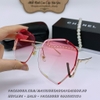 Mắt Kính Thời Trang Nữ - Kính Chanel Nữ Hồng Tròng Polarized Lục Giác Cao Cấp Mã 6531