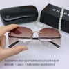 Mắt Kính Chanel Nữ Nâu Tròng Polarized Bầu Cao Cấp CN5