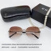 Mắt Kính Thời Trang Nữ - Kính Chanel Nữ Bầu Màu Nâu Gọng Kim Loại 6861