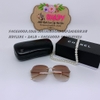 Mắt Kính Thời Trang Nữ - Kính Chanel Nữ Nâu Tròng Polarized Vuông Cao Cấp 6883