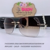 Mắt Kính Thời Trang Nữ - Kính Chanel Nữ Nâu Tròng Polarized Vuông Cao Cấp 6883