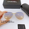 Mắt Kính Chanel Nữ Xanh Ombre Gọng Đính Ngọc Trai 6843