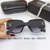 Mắt Kính Thời Trang Nữ - Kính Nữ Chanel Vuông Đen Gọng Bọc Jean Cao Cấp 6121