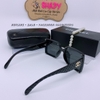 Mắt Kính Thời Trang Nữ - Kính Chanel Nữ Vuông Đen Tròng Polarized Cao Cấp 6023