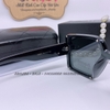 Mắt Kính Thời Trang Nữ - Kính Chanel Nữ Vuông Đen Tròng Polarized Cao Cấp 6023