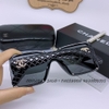 Mắt Kính Chanel Nữ Vuông Đen Tròng Polarized Cao Cấp 6023