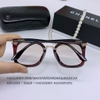 Mắt Kính Thời Trang Cao Cấp - Kính Chanel Nữ Vuông Nâu Khói Cao Cấp Kèm Hộp Hãng
