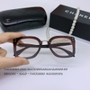 Mắt Kính Thời Trang Cao Cấp - Kính Chanel Nữ Vuông Nâu Khói Cao Cấp Kèm Hộp Hãng