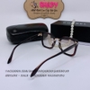 Mắt Kính Thời Trang Cao Cấp - Kính Chanel Nữ Vuông Nâu Khói Cao Cấp Kèm Hộp Hãng