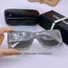 Mắt Kính Thời Trang Nữ - Kính Chanel Nữ Vuông Tráng Gương Bạc Tròng Polarized Cao Cấp 6082