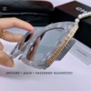 Mắt Kính Thời Trang Nữ - Kính Chanel Nữ Vuông Tráng Gương Bạc Tròng Polarized Cao Cấp 6082