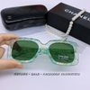 Mắt Kính Thời Trang Nữ -Mắt Kính Chanel Nữ Vuông Xanh Ngọc Tròng Polarized Cao Cấp 6082