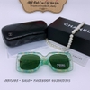 Mắt Kính Thời Trang Nữ -Mắt Kính Chanel Nữ Vuông Xanh Ngọc Tròng Polarized Cao Cấp 6082