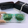 Mắt Kính Thời Trang Nữ -Mắt Kính Chanel Nữ Vuông Xanh Ngọc Tròng Polarized Cao Cấp 6082