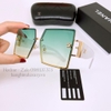 Mắt Kính Thời Trang Nữ - Kính Chanel Nữ Vuông Xanh Mint Tràn Viền Cao Cấp 20210