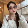 Mắt Kính Thời Trang Nữ - Kính Chanel Nữ Màu Nâu Trà Tròng Polarized 6851