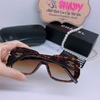 Mắt Kính Thời Trang Nữ - Kính Chanel Nữ Nâu Hổ Phách Dáng Vuông Viền Kim Loại Polarized Cao Cấp 9151