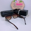 Mắt Kính Thời Trang Nữ - Kính Chanel Nữ Nâu Hổ Phách Dáng Vuông Viền Kim Loại Polarized Cao Cấp 9151