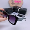 Mắt Kính Thời Trang Nữ - Kính Chanel Nữ Đen Vuông Tròng Polarized Cao Cấp 6052