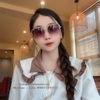 Mắt Kính Thời Trang Nữ - Kính Chanel Nữ Vuông Khói Tròng Polarized 80-216