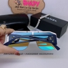 Mắt Kính Thời Trang Nữ Cao Cấp - Kính Chanel Nữ Xanh Coban Vuông Tròng Polarized