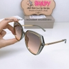 Mắt Kính Thời Trang Nữ - Kính Dior Nữ Màu Ombre Cam Khói Viền Kim Loại Cao Cấp 5037