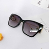 Mắt Kính Thời Trang Nữ - Kính Dior Mắt Mèo Đen Gọng Kim Loại Tròng Polarized Cao Cấp 6098