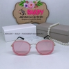 Mắt Kính Thời Trang Nữ - Kính Dior Nữ Màu Hồng Viền Kim Loại Cao Cấp Full Box