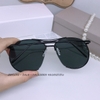 Mắt Kính Thời Trang Nữ - Kính Dior Nữ Màu Đen Chống Nắng Khuyết Tròng - Gọng Kim Loại 8813
