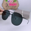 Mắt Kính Thời Trang Nữ - Kính Dior Nữ Màu Đen Chống Nắng Khuyết Tròng - Gọng Kim Loại 8813