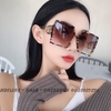 Mắt Kính Thời Trang Nữ - Kính Dior Nâu Beo Gọng Kim Loại Tròng Polarized Cao Cấp Mã 9918