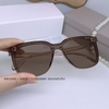 Mắt Kính Thời Trang Nữ - Kính Dior Nữ Màu Trà Tròng Polarized Cao Cấp 9915