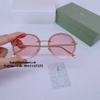 Mắt Kính Thời Trang Nữ - Kính Dior Nữ Tròn Hồng Gọng Kim Loại Cao Cấp Mã 8879