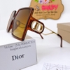 Mắt Kính Thời Trang Nữ - Kính Dior Màu Nâu Tròng Polarized Fom To Cao Cấp Mã 20208