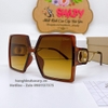 Mắt Kính Thời Trang Nữ - Kính Dior Màu Nâu Tròng Polarized Fom To Cao Cấp Mã 20208