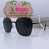 Mắt Kính Thời Trang Nữ - Kính Dior Nữ Vuông Viền Kim Loại Màu Đen Tròng Polarized B80-148