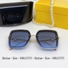 Mắt Kính Thời Trang Nữ - Kính Fendi Nữ Vuông Màu Xanh Đen Tràn Viền Gọng Kim Loại 7065