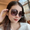 Mắt Kính Thời Trang Nữ - Kính Fendi Nữ Vuông Khói Tràn Viền Gọng Kim Loại Mã 7065