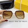 Mắt Kính Thời Trang Nữ - Kính Fendi Nữ Vuông Màu Nâu Hổ Phách Tràn Viền Gọng Kim Loại 7065