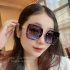 Mắt Kính Thời Trang Nữ - Kính Fendi Nữ Vuông Màu Xanh Đen Tràn Viền Gọng Kim Loại 7065