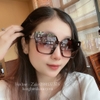 Mắt Kính Thời Trang Nữ - Kính Fendi Nữ Vuông Màu Nâu Cao Cấp Full Box Mã SP 9930