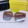Mắt Kính Thời Trang Nữ - Kính Fendi Nữ Vuông Màu Ombre Trà Xanh Cao Cấp Full Box Mã 9930