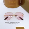 Mắt Kính Gucci Hồng Nữ Tròng Bầu Đính Ong Cao Cấp