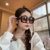 Mắt Kính Thời Trang Nữ - Kính Gucci Nữ Vuông Màu Nâu Cao Cấp Full Box Mã 827