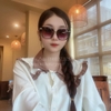 Mắt Kính Gucci Nữ Vuông Đen 65104 Form Nhỏ Full Box
