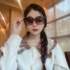 Mắt Kính Gucci Nữ Vuông Nâu 5006 Cao Cấp Kèm Hộp